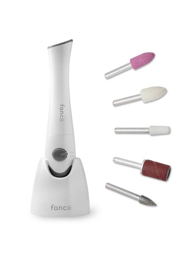 Fancii - Professional Electric Manicure & Pedicure Nail File Set With Stand The Complete Portable Nail Drill System With Buffer Polisher Shiner Shaper And Uv Dryer - Image 1
