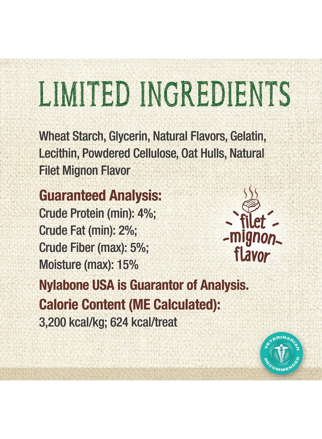 نيلابون مضغ الأسنان للكلاب من Nutri Dent - منظف طبيعي لأسنان الكلاب ومعطر للنفس - مكافآت أسنان للكلاب - بنكهة فيليه مينيون، حجم كبير جدًا (1 قطعة) - Image 4