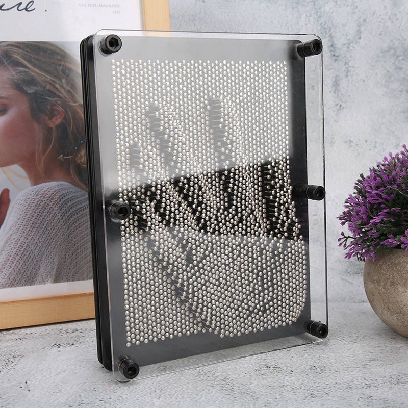Hand Mold Metal Board Three Dimensional Handprint Needle Toy Gift Decoration Ornament(L Metal ) - Image 4