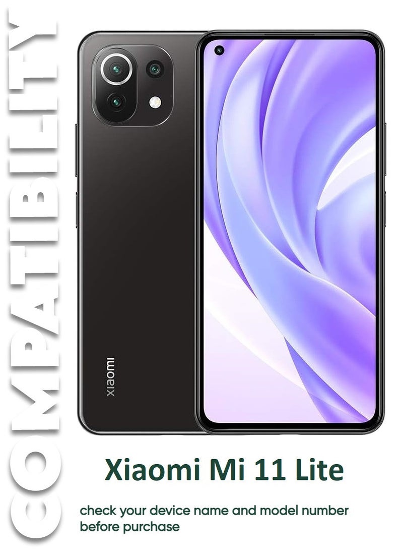 أكاليكس 4 قطع، حماية شاشة،  لهاتف شاومي Mi 11 لايت  ، جودة ممتازة. - Image 3