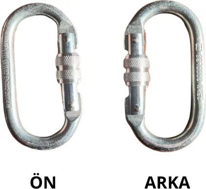 فينتو Carabiner Screw Spring Hook Lock Climbing Hook 25 Kn Certified Ce En 362