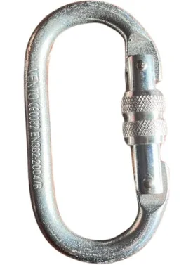 فينتو Carabiner Screw Spring Hook Lock Climbing Hook 25 Kn Certified Ce En 362