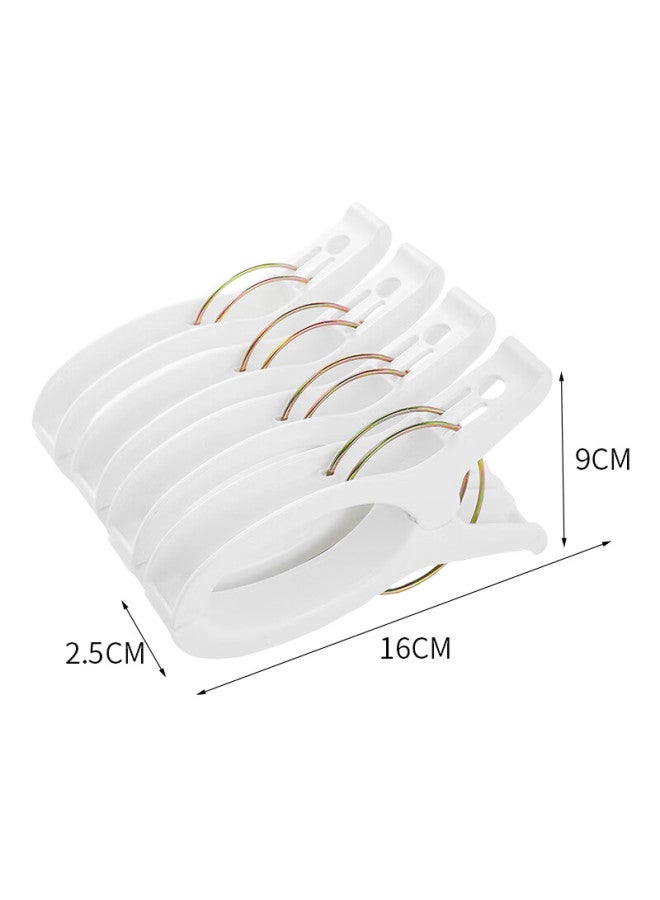Xingfang Clothes Hangers, Drying Clips, Bed Sheet Windproof Clips, Large Clips, Sock Clips, Quilt Clips, Extra Large Heavy-duty Clips, 4 Pieces