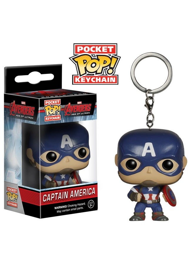 Funko Funko Pocket Pop Keychain: Marvel - Avengers 2 - Cap America Action Figure  - Image 2