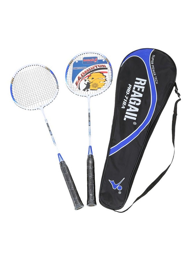 Generic Badminton Racket Set, Outdoor Sports Set, Including 2 Rackets And a Handbag - Image 1