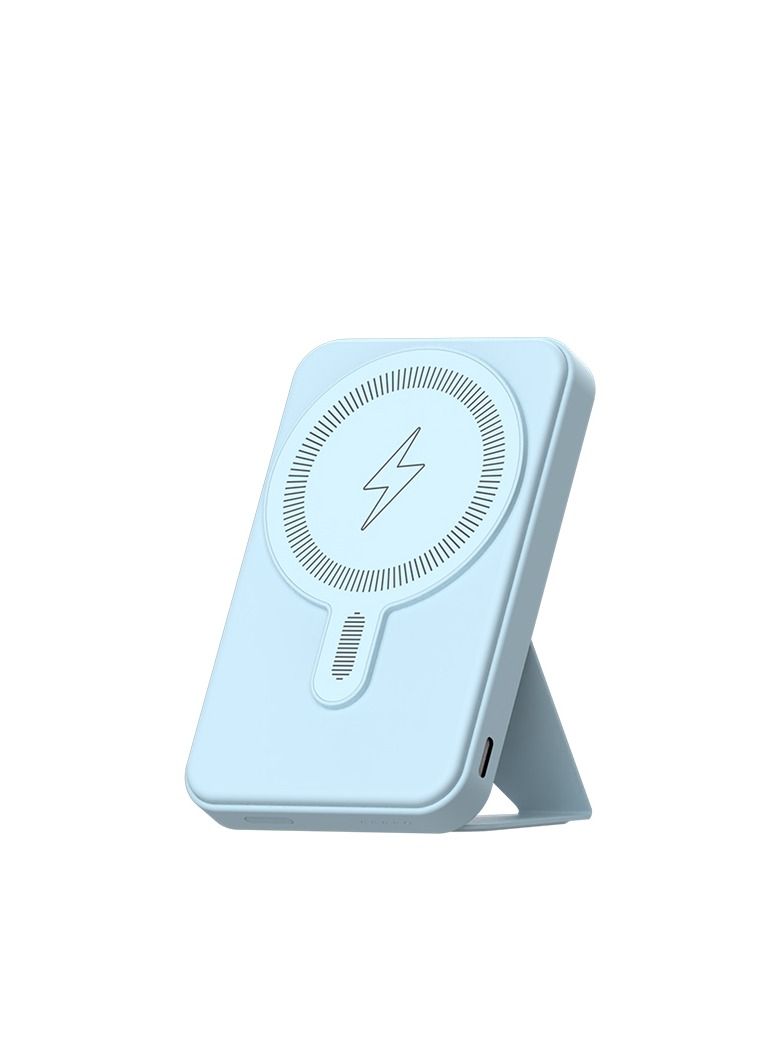GULFLINK Fast Magnetic Portable Power Bank Charger for Apple iPhone 15/14/13 series 10000mah Blue - Image 1