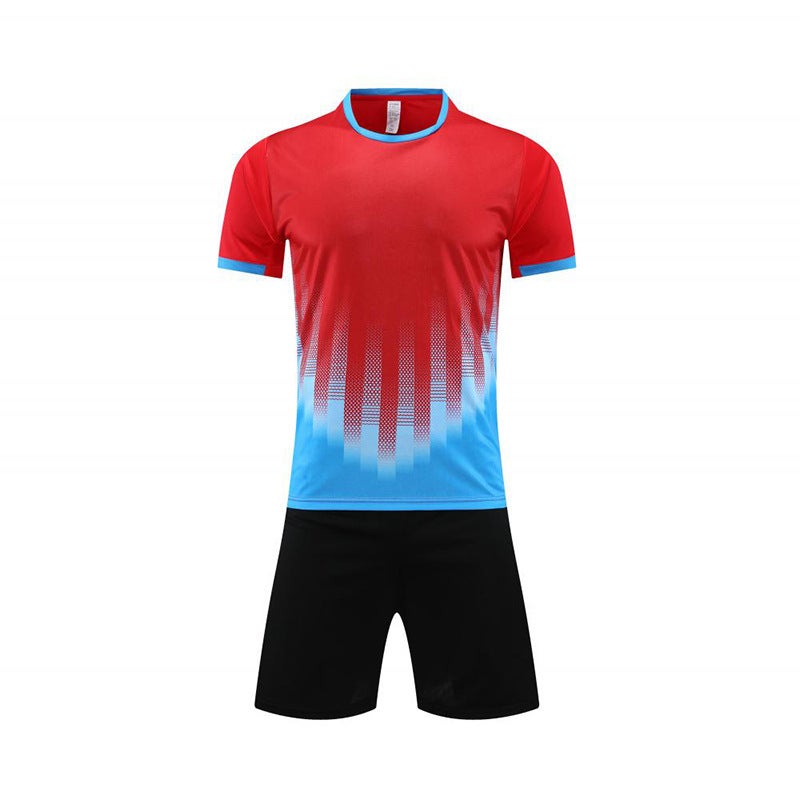 Short-Sleeved Competition Running Uniforms For Primary And Secondary School Students, Children'S Football Uniforms, Suits For Men And Women, Sports Training And Youth Training - Image 1