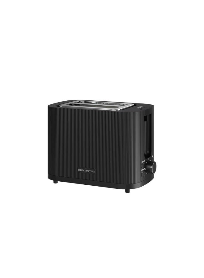 Winning Star 2-Slice Toaster with Defrost & 7 Browning Settings ST-90601, 780W - 930W, Automatic Pop-Up, Cancel Function – Black - Image 1
