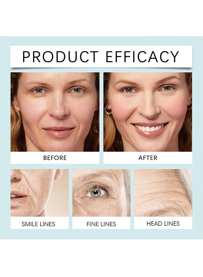 إيلهو سيروم بابيد المضاد للشيخوخة، كريم التجاعيد للوجه، سيروم مضاد للشيخوخة، كريم شد البشرة للوجه، كريم رفع الوجه الفوري، مزيل التجاعيد الفوري للوجه، كريم للجفون المتدلية والرقبة - Image 5