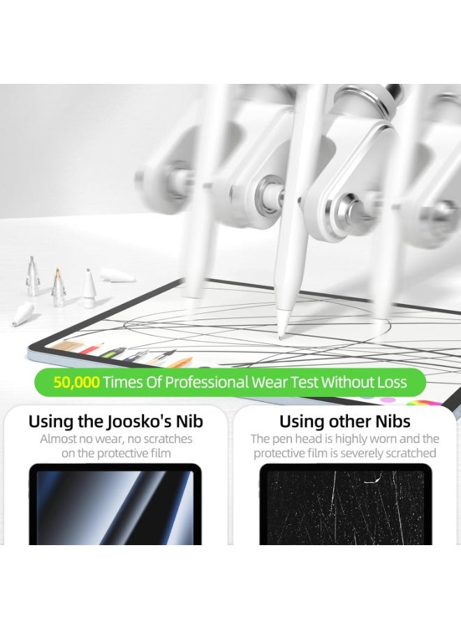 نصائح استبدال ترقية لـ Apple Pencil Pro / USB-C / 2nd Gen / 1st Gen Tips (مع حالة التخزين ، نصائح معدنية مزيجة مقاومة للارتداء لملحقات قلم رصاص iPad (حزمة 6 ، وردي) - Image 3