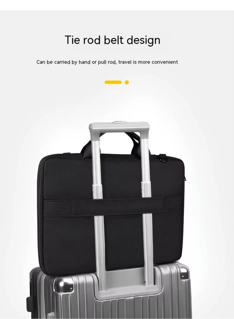 Laptop Bag 16 inch, Large Capacity Storage, Drop proof And Waterproof Simple Business Computer Bag for Men & Women 42.5X31.5X4 cm - Unique Design  - Image 5