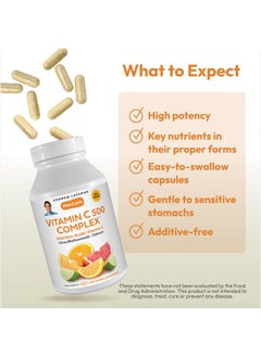 Andrew Lessman Vitamin C 500 Complex 360 Capsules - Non-Acidic Vitamin C Plus Citrus Bioflavonoids for Immune System and Anti-Oxidant Support, No Stomach Upset, Small Easy to Swallow Capsules  - Image 4