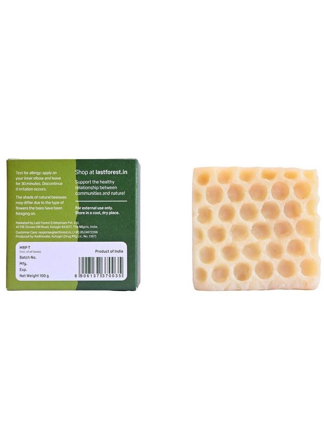 Last Forest Artisanal Handcrafted Handmade Natural Honeycomb Beeswax Soap Lemongrass 100G 100% Natural Ingredients Moisturizing Natural Beeswax Bathing Soap For Men And Women - Image 5