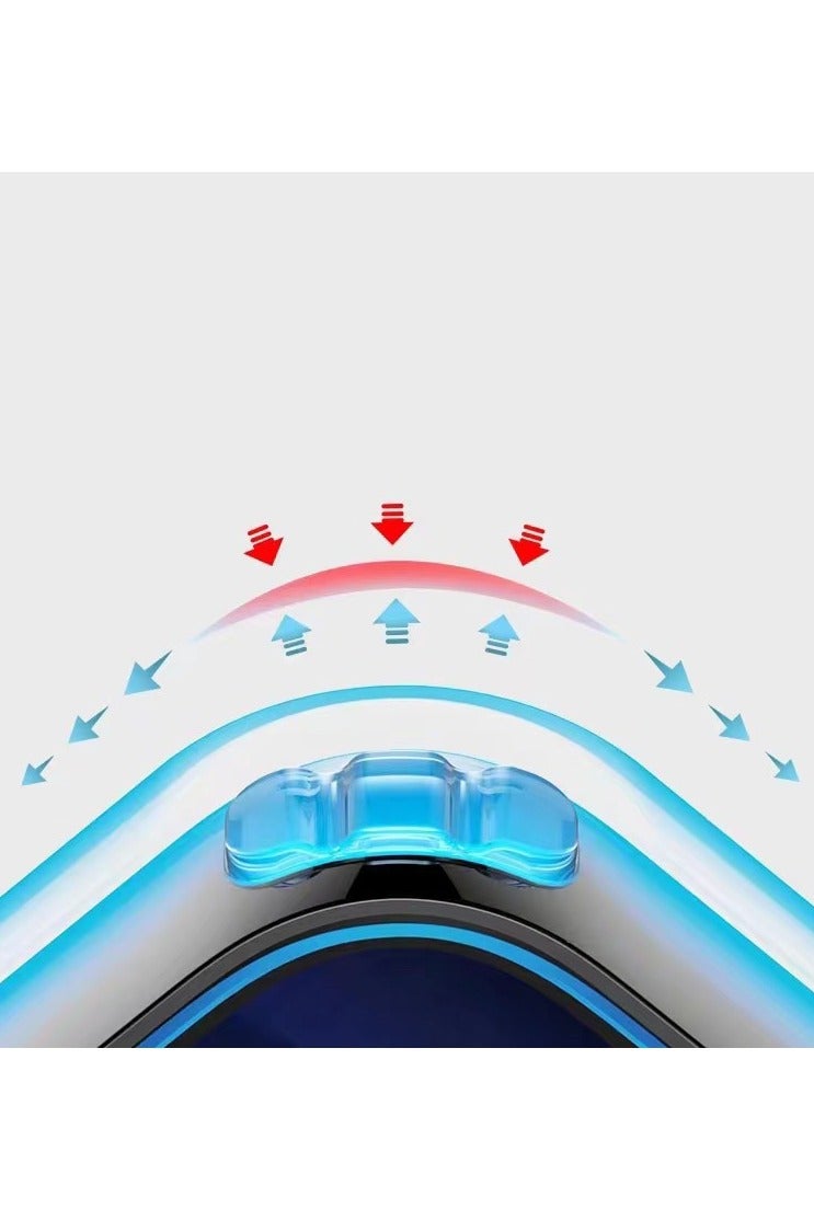 Case Compatible with ZTE Nubia Red Magic 10 pro/10 pro+, Carbon Fiber Texture Magnetic Cooling Phone Cover, Anti-Drop, Friction-Resistant - Image 2