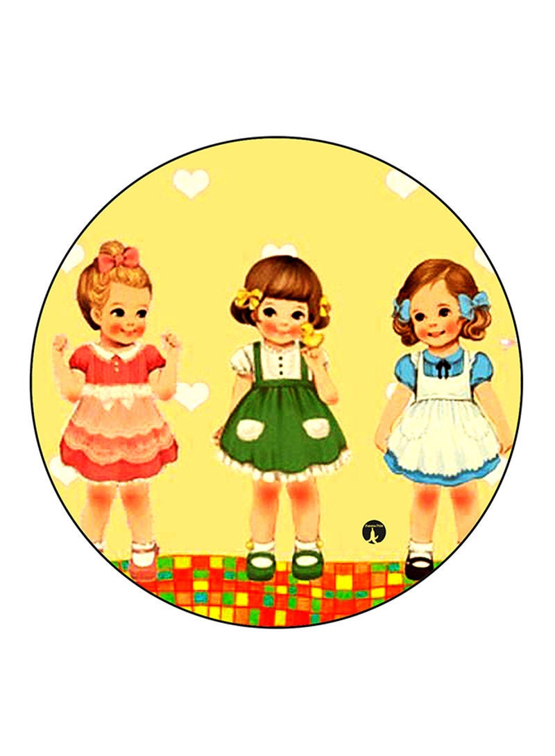 RKN Girls Printed Fridge Magnet  Multicolour - Image 1