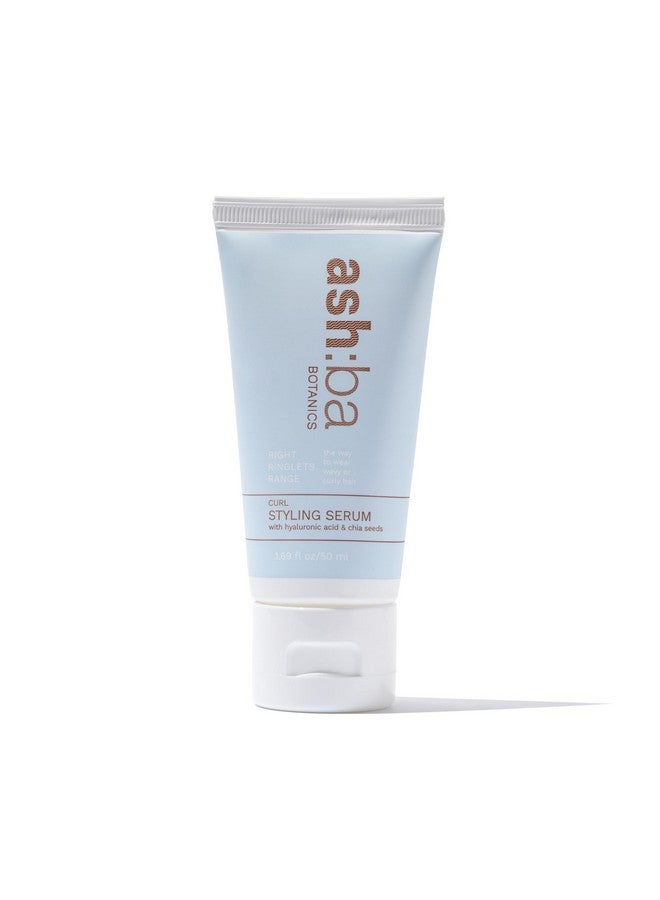 Ashba Botanics Curl Styling Serum Gel With Hyaluronic Acid | Provides Intense Hydration, Frizz Control, Bouncy & Shiny Hair | Lightweight, Non Sticky Hair Gel for Curly Hair, For Men & Women - 50ml - Image 1