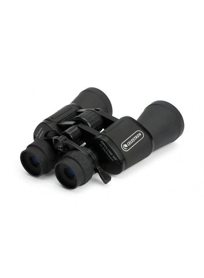 Celestron Celestron – Upieceslose G2 10–30X50 Binocular – 10-30X Zoom Binoculars For Beginners – Multi-Coated Optics For Bird Watching, Wildlife, Scenery And Hunting – Porro Prism – Includes Soft Carrying Case  - Image 1