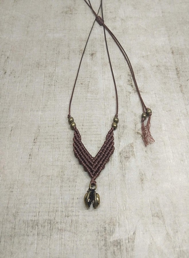 KCB Handwoven Macrame Necklace - Image 2