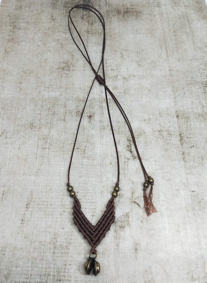 KCB Handwoven Macrame Necklace - Image 4