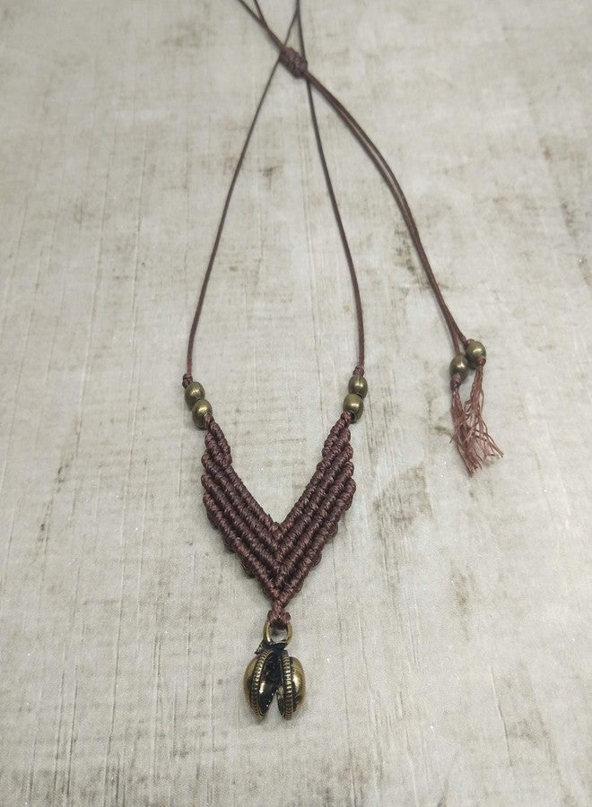 KCB Handwoven Macrame Necklace - Image 5