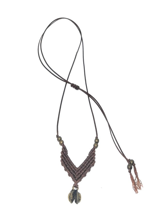 KCB Handwoven Macrame Necklace - Image 1