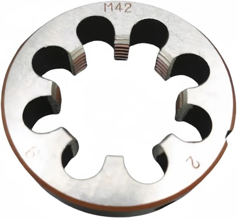 Round Threading Die 1PCS Non-adjustable Round Die Alloy Steel M1M1.8M2M3M3.5M4M4.5M5M5.5M6M7M8M9M10 X1 0.75 0.5 0.35 0.45 1.25(M10X1.25 1PCS) - Image 4