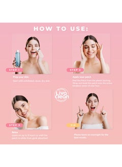 LivaClean Star Blemish Patches (240Ct) Salicylic Acid & Tea Tree Oil Clear & Pink Pimple Patch Cute Acne Patches Star Cute Pimple Patches Star Pimple Patches For Face Star Pimple Patches  - Image 3