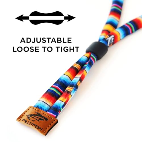 Pilotfish Premium Cotton Eyewear Retainer Sunglass Strap - Multiple Design Options - Soft & Durable Sunglass Holder - Image 3