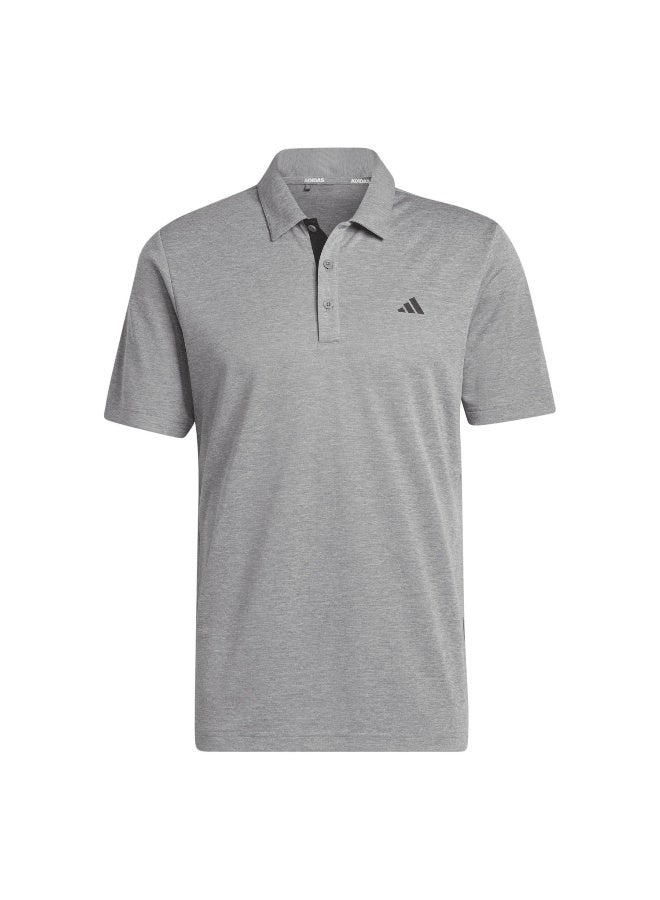 Adidas Adidas Drive Polo Htr Grey Golf Polo Shirts For Men S  - Image 1