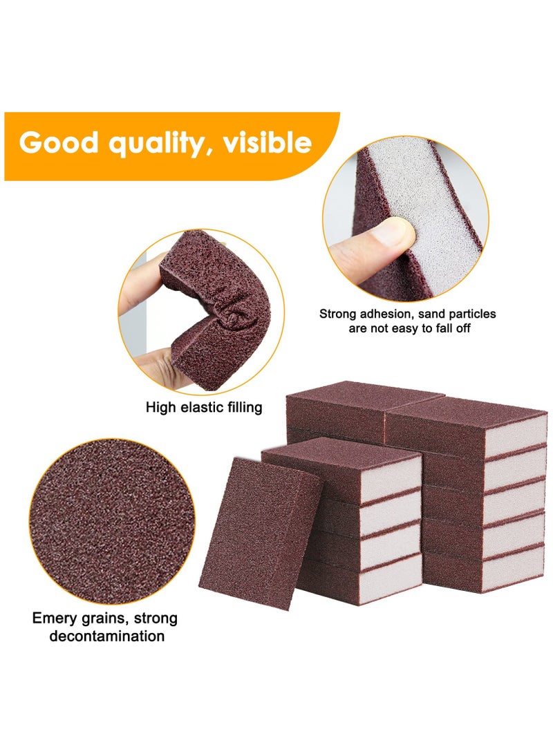 Carborundum Nano Emery Sponges - Individually Wrapped Dishwashing Sponges for Kitchen, Rust-Free and Odorless, 15 Pack Scouring Pads for Effective Cleaning and Erasing. - Image 3
