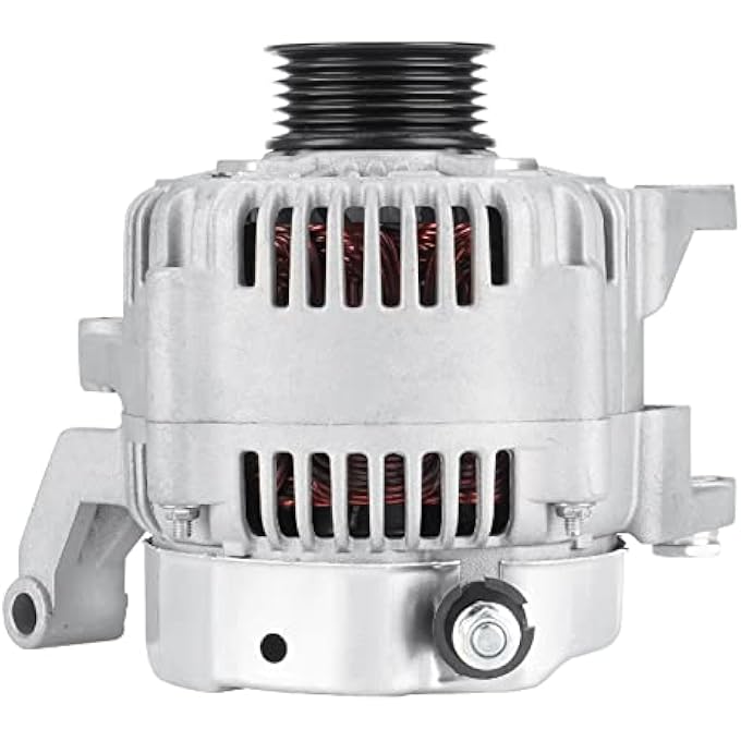 AEagle New Alternator Compatible with Jeep Liberty V6 3.7L 2002-2006, Grand Cherokee V8 4.7L 01-04, Dodge Dakota 01-06, Mitsubishi Raider 06, AND0202 400-52058 5170746AA - Image 1