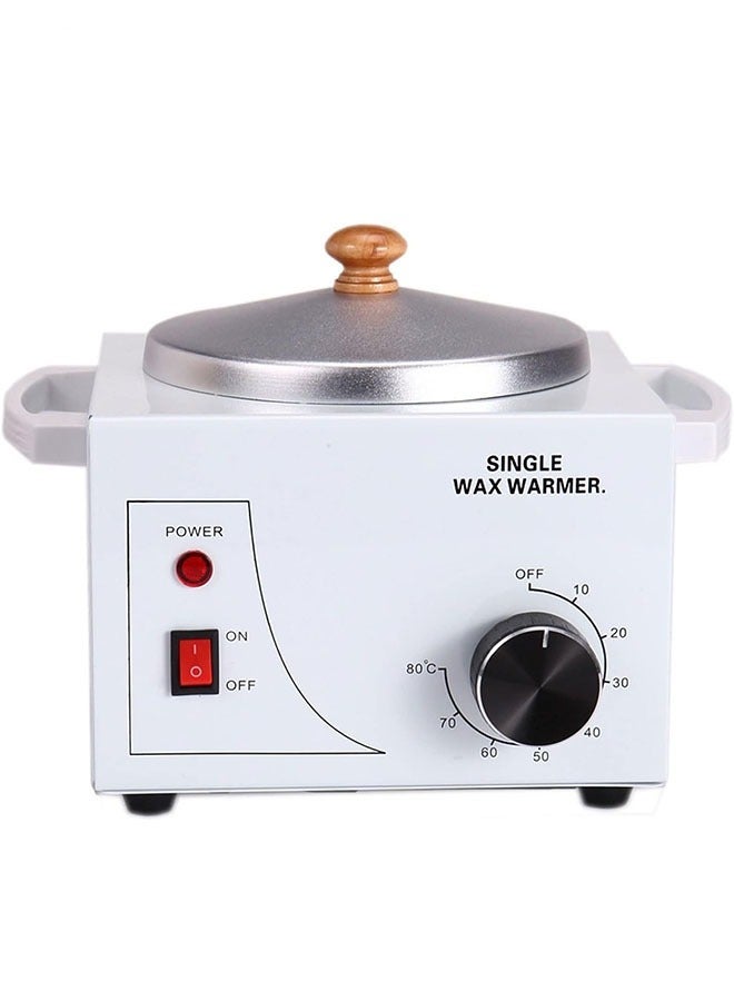 SINGLE Portable Wax Heater for Painless Hair Removal, Women Men Professional Wax Heater with Adjustable Temperature Set - Image 1