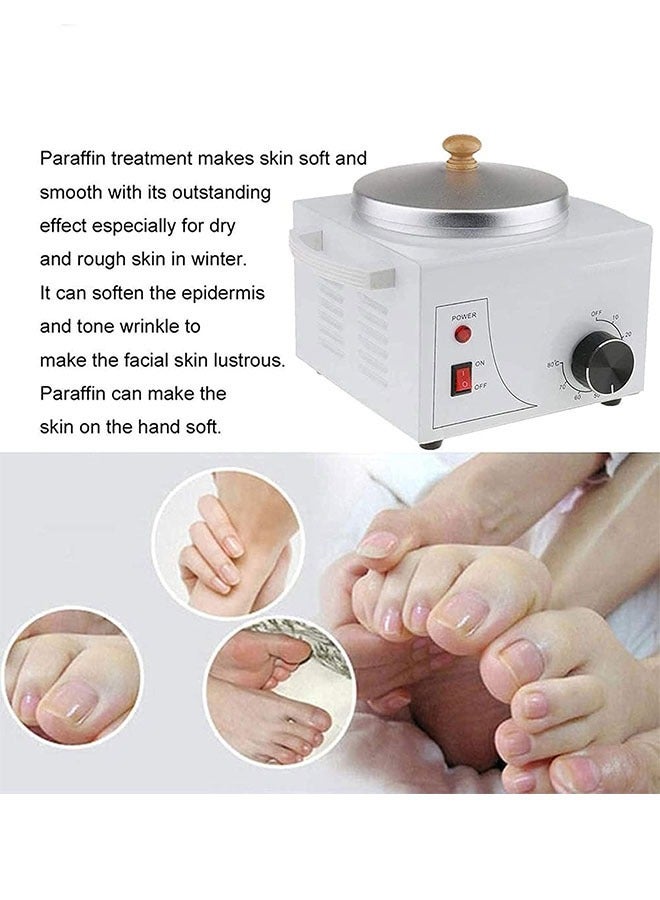SINGLE Portable Wax Heater for Painless Hair Removal, Women Men Professional Wax Heater with Adjustable Temperature Set - Image 4