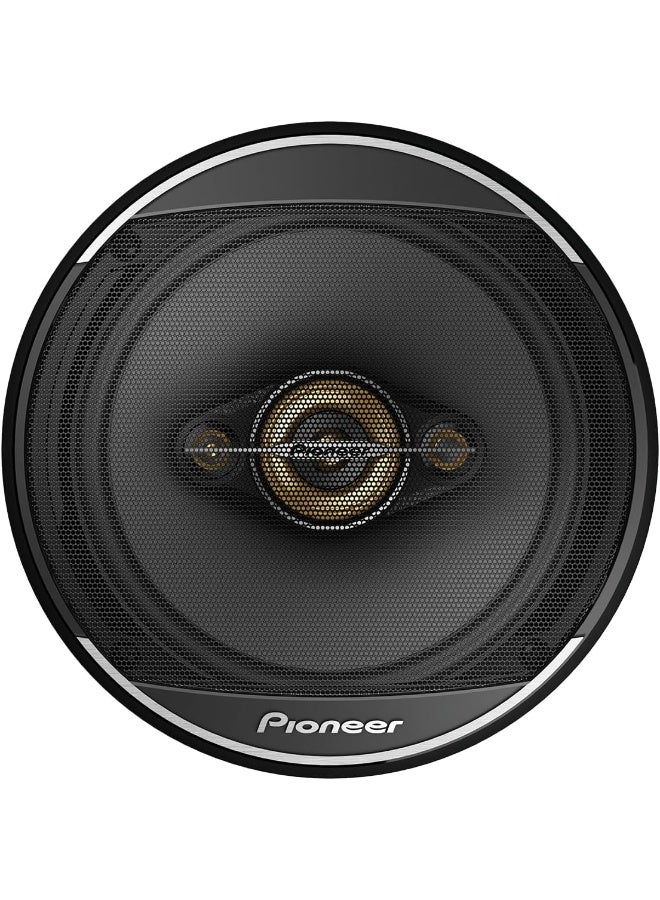بايونير مكبر صوت سيارة بايونير TS-A1688S، 350 واط، 6.5 بوصة، 4 اتجاهات، مع محول، تصميم دائري، نظام محوري عالي الأداء - Image 1