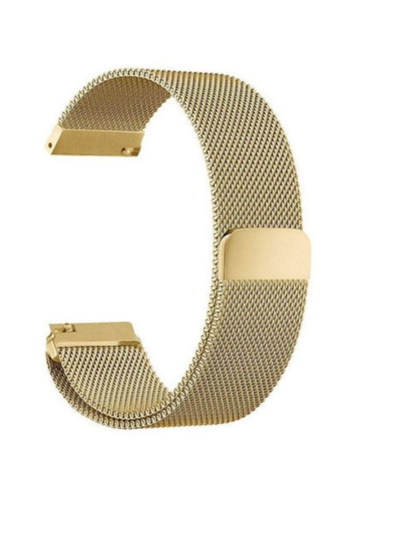 Smart Watch Magnetic Loop Back Strap Gold 22MM - Image 1