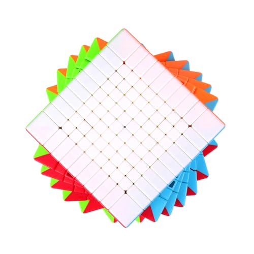 HELLOCUBE QIYI 10x10 Stickerless Bright Magic Cube 10x10x10 Speed Cube Puzzle Game Toys - Image 1