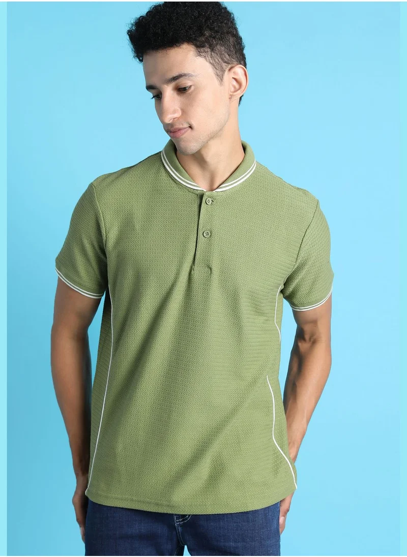 Campus Sutra Polo Casual Tshirt