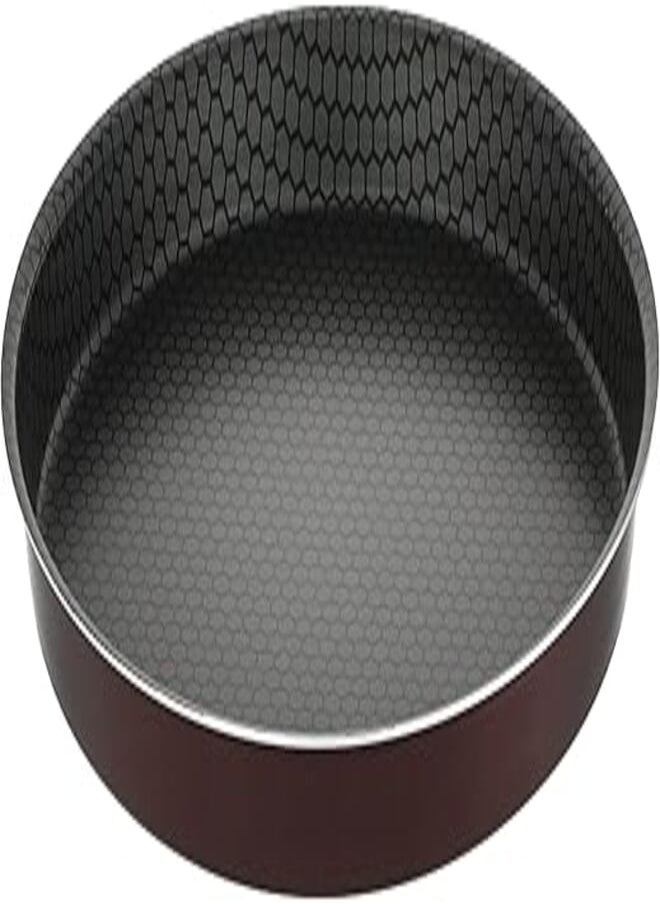 TRUEVAL Trueval round teflon pizza pan, size 26 - maroon 