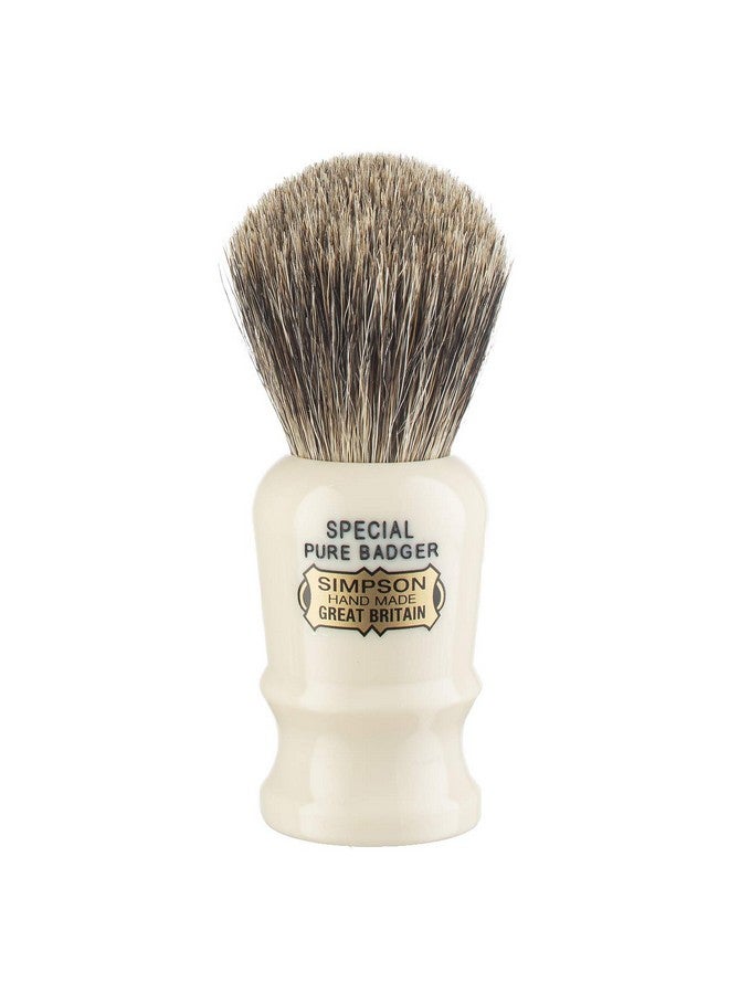 Simpson Shaving Brushes Simpsons Special Pure Badger Hair Shaving Brush With Imitation Ivory Handle - Image 3