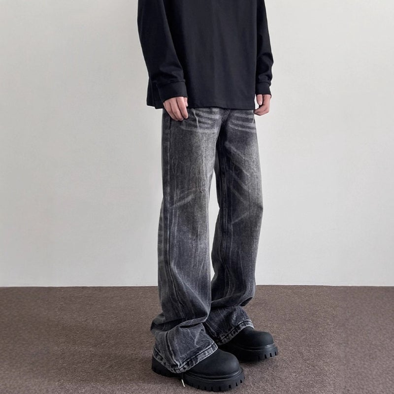 Unisex Classic Denim Jeans Loose Fit Daily Outdoor Wear - Image 3
