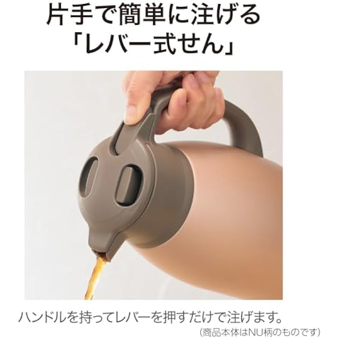 Zojirushi Stainless Steel Vacuum Carafe 15 Liter Capacity Matte Navy - Image 3