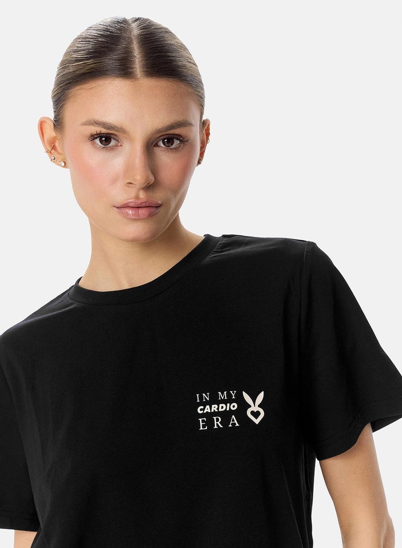 Cardio Bunny تي شيرت بيان "في عصر الكارديو" من كارديو باني - Image 1