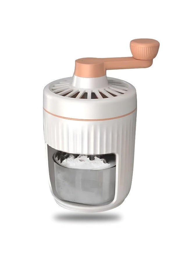 LIXES Ice Crusher Machine for Home - Ice Gola Maker Machine with Stainless Steel Blades | Snow Flakes Ice Cream Machine | Easy-Operated Shaved Ice Maker for Snow Cones, Slushies, Cocktails - Image 1
