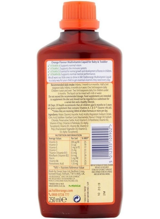 Haliborange (2 Pack) - Haliborange - Baby And Toddler Liquid | 250Ml | 2 Pack Bundle - Image 2