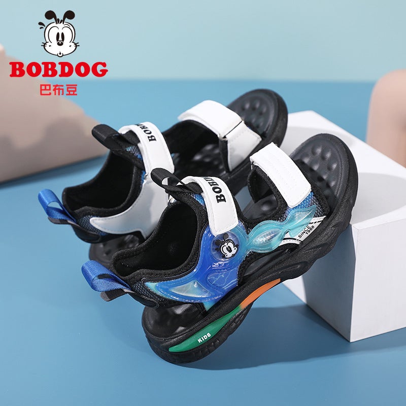Babudou Boys Sandals 2025 Children'S Baotou Big Children'S Beach Shoes Little Boys Soft Sole Casual Shoes - Image 4
