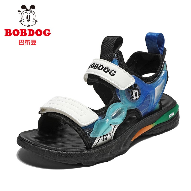 Babudou Boys Sandals 2025 Children'S Baotou Big Children'S Beach Shoes Little Boys Soft Sole Casual Shoes - Image 1