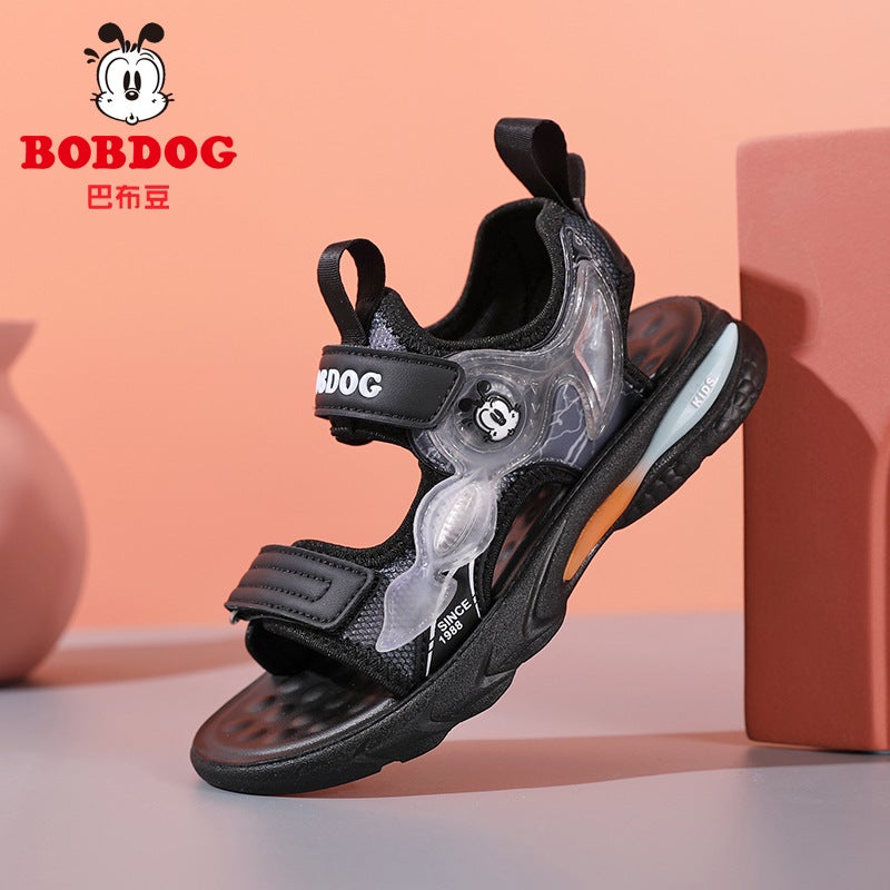 Babudou Boys Sandals 2025 Children'S Baotou Big Children'S Beach Shoes Little Boys Soft Sole Casual Shoes - Image 5