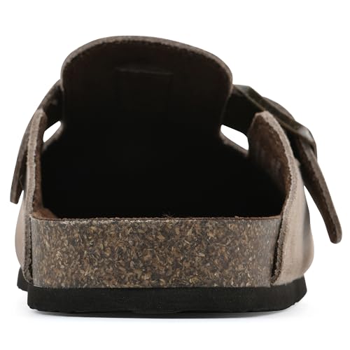 WHITE MOUNTAIN Women's Bari Footbed Sandal, Taupe/Suede, 7 M - Image 5