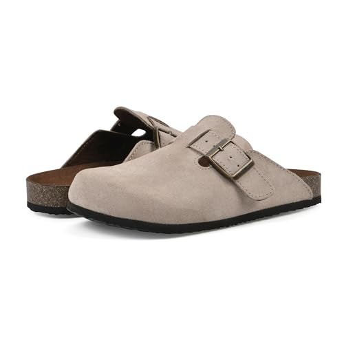 WHITE MOUNTAIN Women's Bari Footbed Sandal, Taupe/Suede, 7 M - Image 2