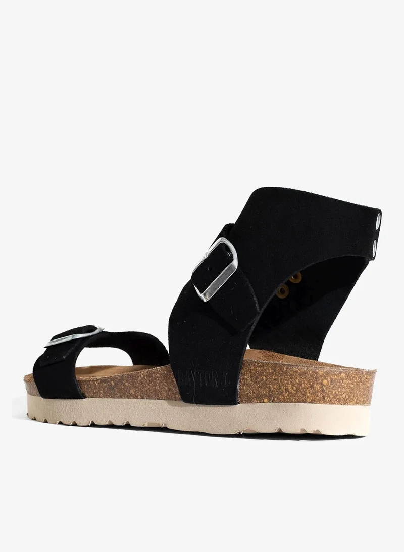 BAYTON  Dubbo Leather Flat Sandals for Women | Best Price UAE